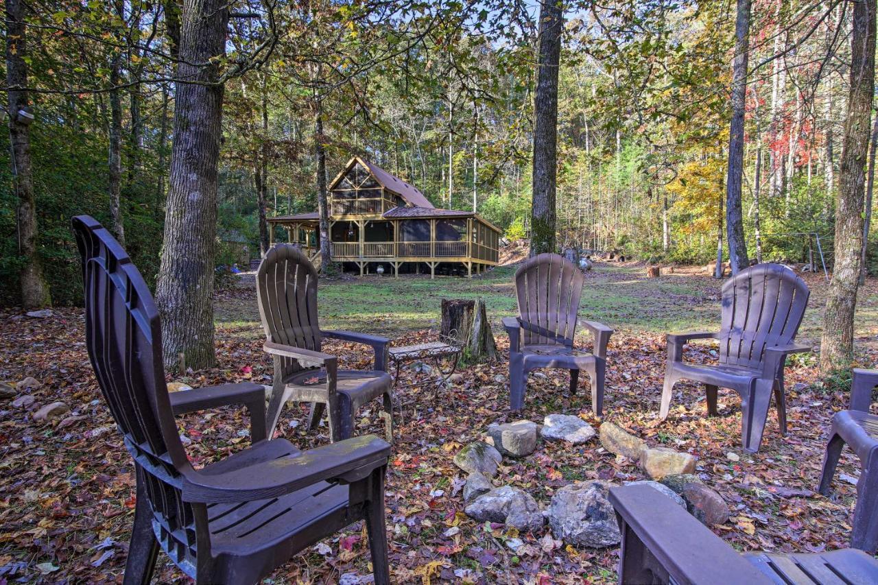 5-Acre North Georgia Mountain Retreat With Creek! Villa Sautee Nacoochee Kültér fotó