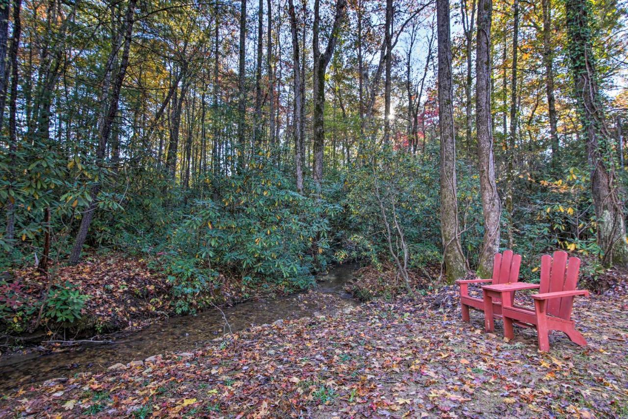 5-Acre North Georgia Mountain Retreat With Creek! Villa Sautee Nacoochee Kültér fotó